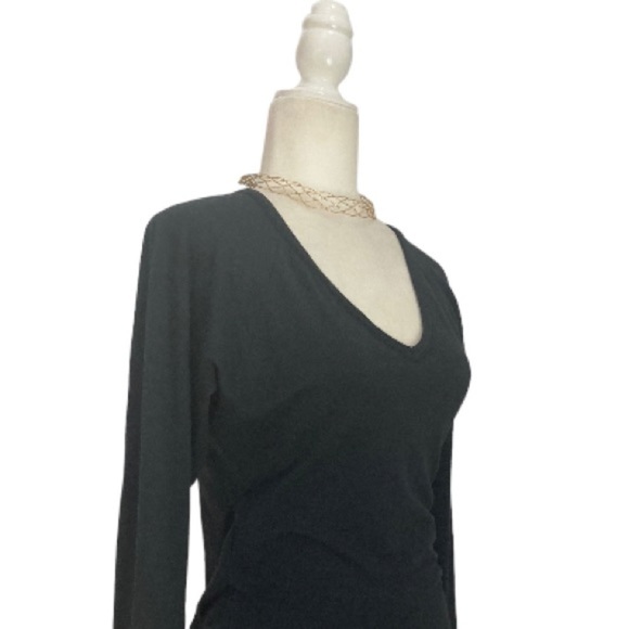 M Missoni Long Sleeve Mini Dress Wool Blend in Black - Picture 8 of 15